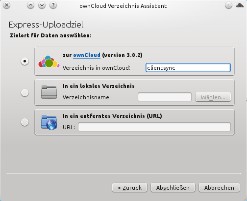 ownCloud Verzeichnis Assistent_005