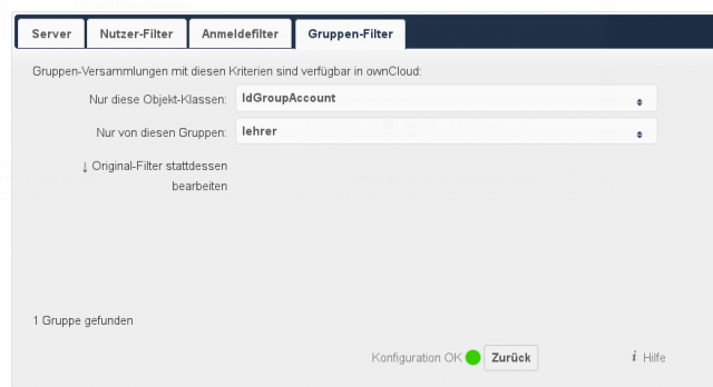 ocldap-groupfilter