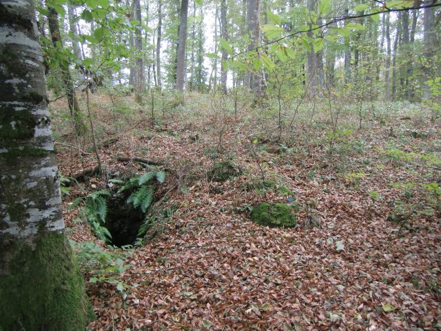 Eingangsschacht Kürbehöhle